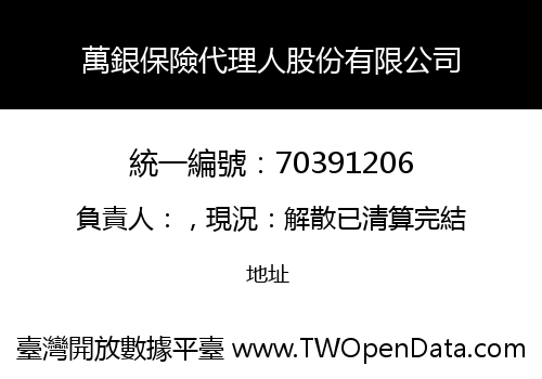 萬銀保險代理人股份有限公司