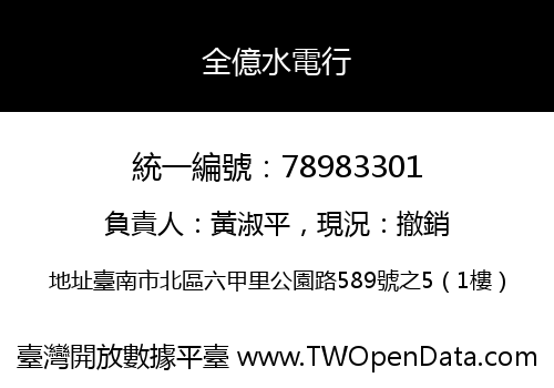 全億水電行