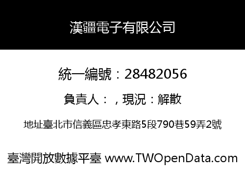 漢疆電子有限公司