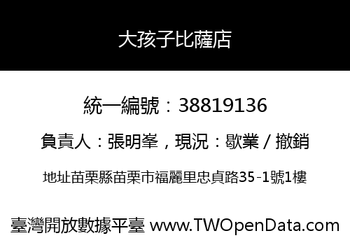 大孩子比薩店