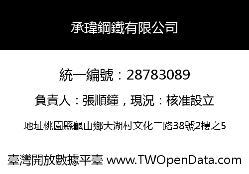 承瑋鋼鐵有限公司