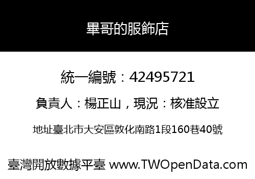 畢哥的服飾店