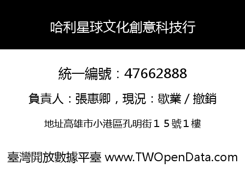 哈利星球文化創意科技行