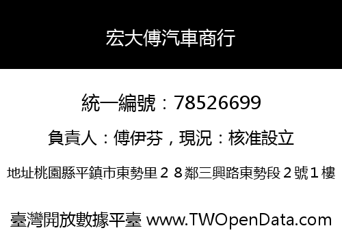 宏大傅汽車商行