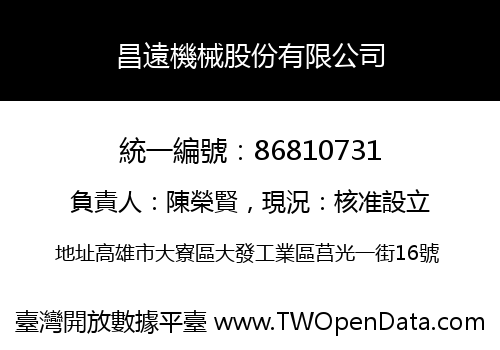 昌遠機械股份有限公司