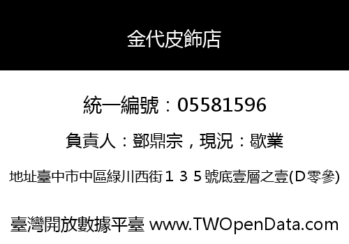 金代皮飾店