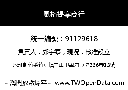 風格提案商行