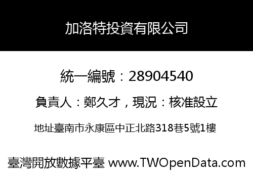 加洛特投資有限公司
