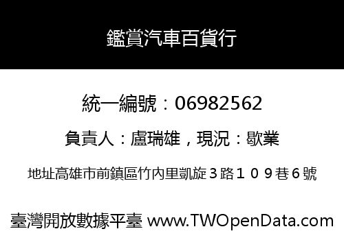 鑑賞汽車百貨行