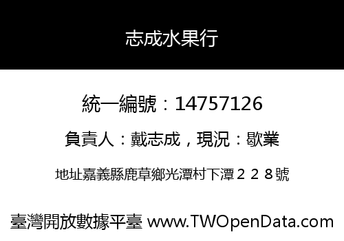 志成水果行