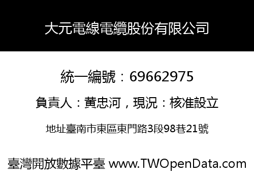 大元電線電纜股份有限公司