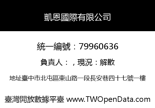 凱恩國際有限公司