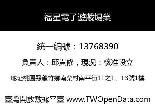 福星電子遊戲場業