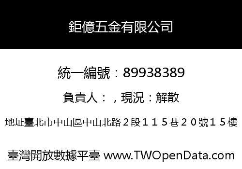 鉅億五金有限公司