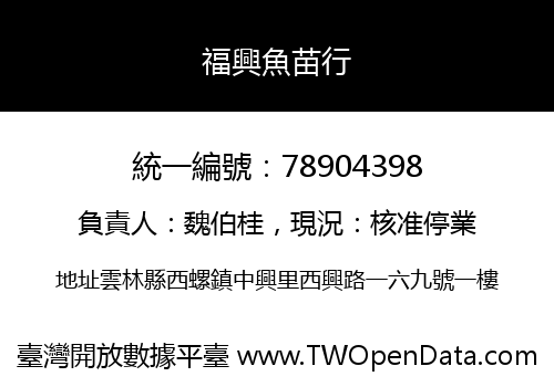 福興魚苗行