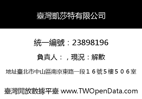 臺灣凱莎特有限公司