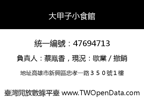 大甲子小食館