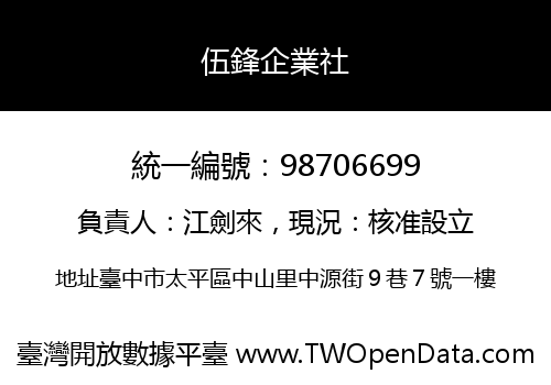 伍鋒企業社
