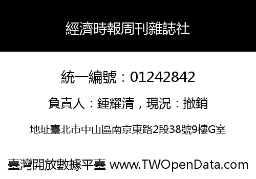 經濟時報周刊雜誌社