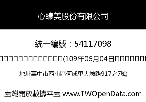 心臻美股份有限公司