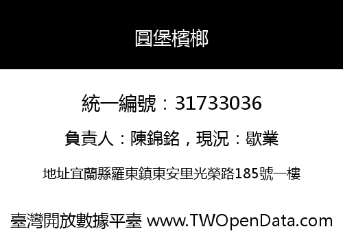 圓堡檳榔