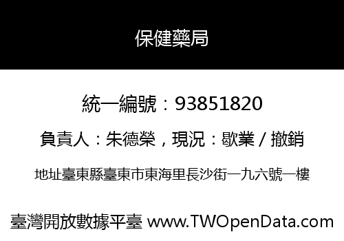保健藥局