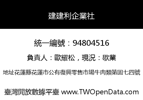 建建利企業社