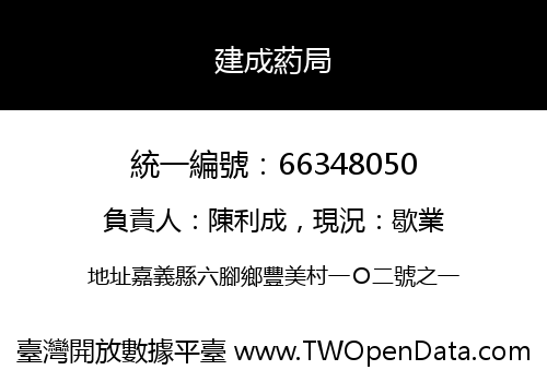 建成葯局