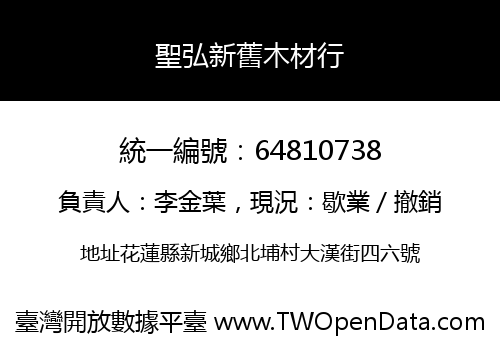 聖弘新舊木材行
