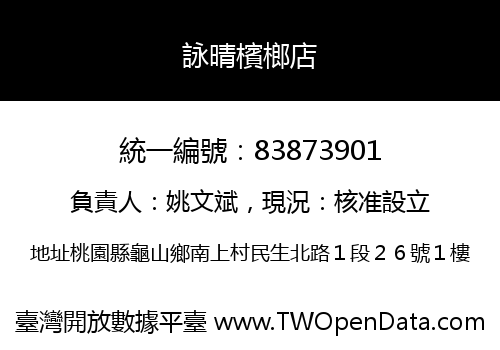 詠晴檳榔店