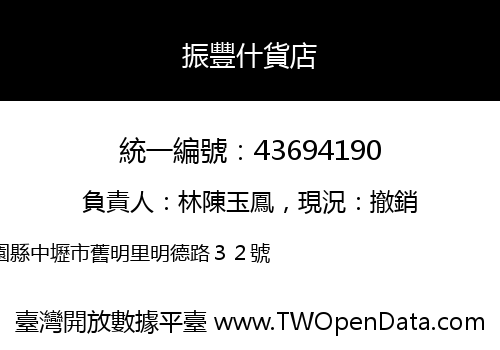 振豐什貨店