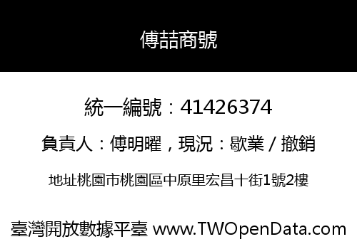 傅喆商號
