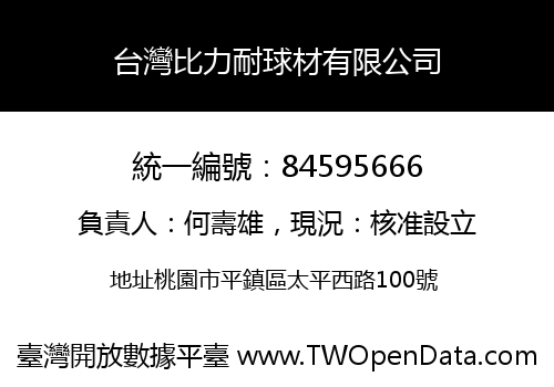 台灣比力耐球材有限公司