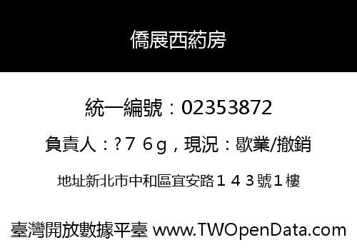 僑展西葯房