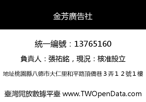 金芳廣告社