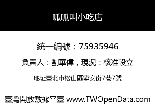 呱呱叫小吃店