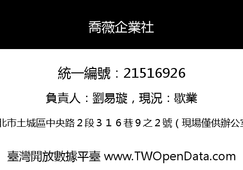 喬薇企業社