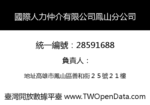 國際人力仲介有限公司鳳山分公司