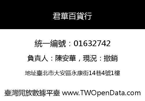 君華百貨行