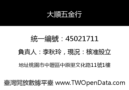 大順五金行