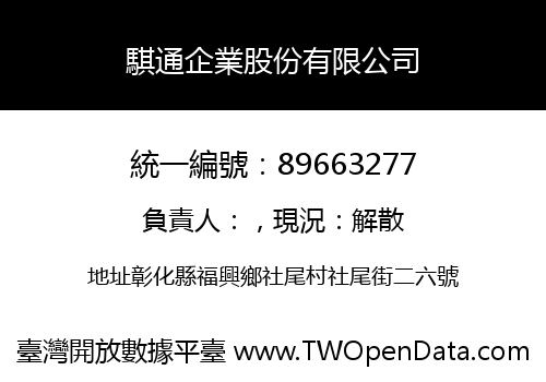 騏通企業股份有限公司