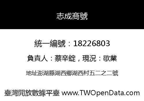 志成商號