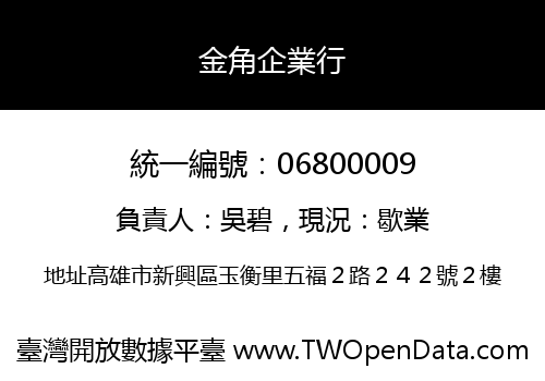 金角企業行