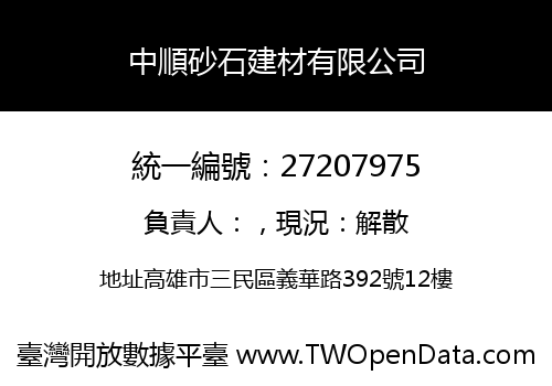 中順砂石建材有限公司
