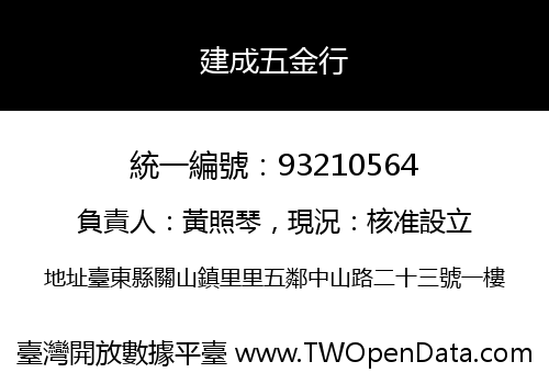 建成五金行