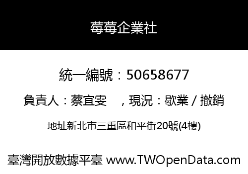 莓莓企業社