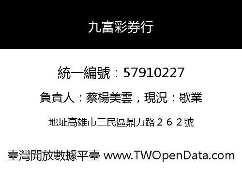 九富彩券行