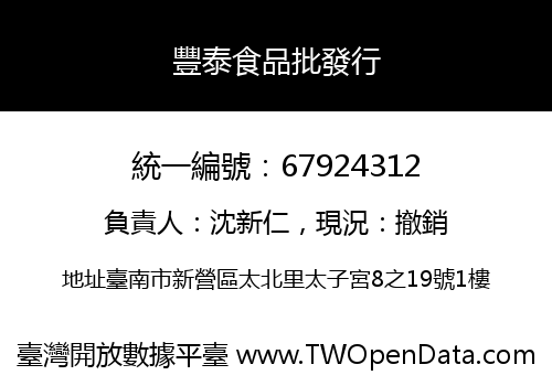 豐泰食品批發行