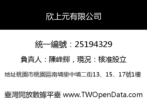 欣上元有限公司