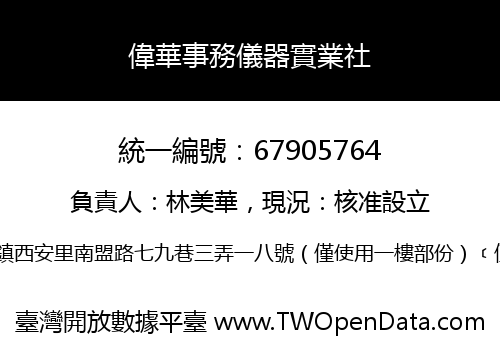 偉華事務儀器實業社